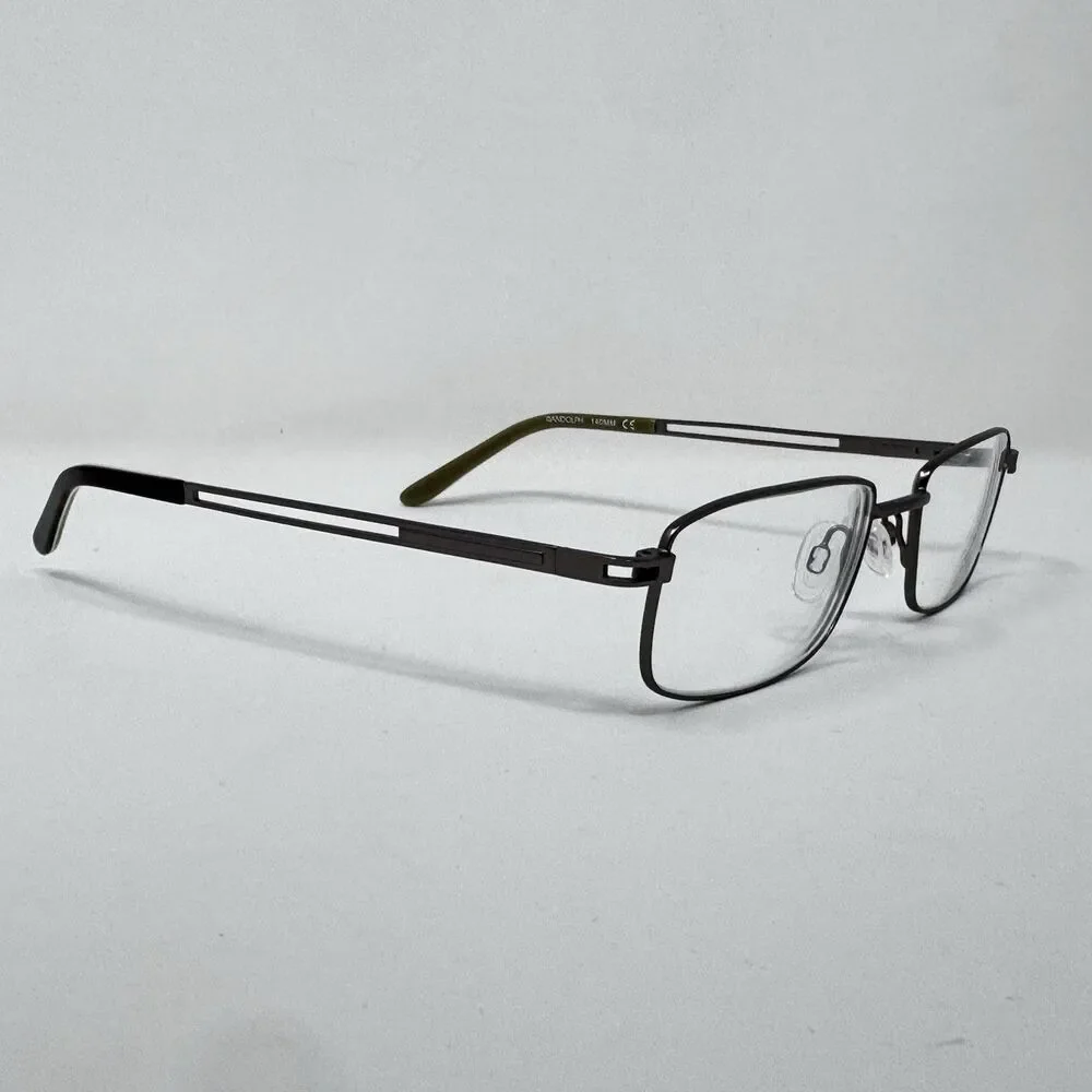Randolph Willow Matte Gunmetal Eyeglass Frames 52-18-140 Made in Japan